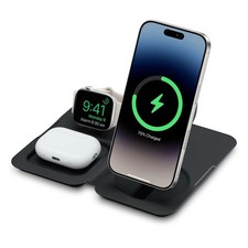 NIMBLE FOLD 3-IN-1 MAGSAFE CHARGING STATION STAND DOCK IPHONE AIRPODS WATCH