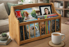 Magazine rack free standing - magazine,