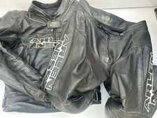 Arlen Ness Black Leather Motorcycle Suit  Chest 40-42" Trousers W30" L29"