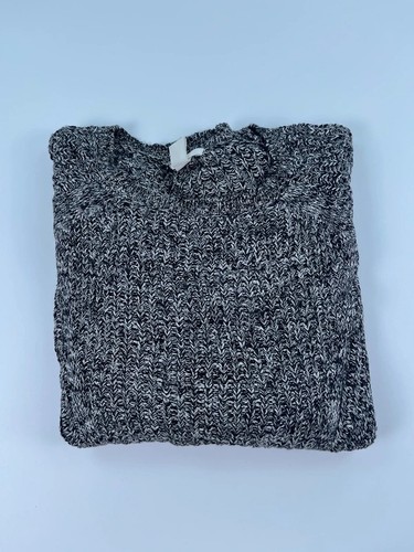 Black white marled - black, chunky