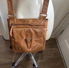 Clarks Brown Leather Crossbody