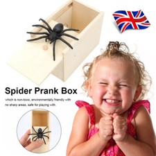 Spider Prank Scare Box Fun Practical Surprise Joke Boxes Practical Joke Gags Toy