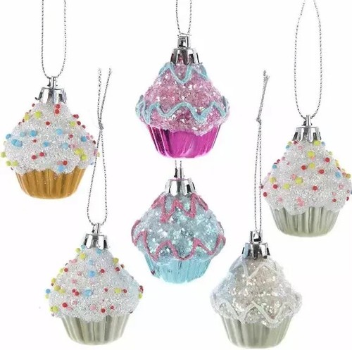 Cupcake ornament set - 2",