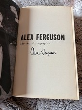 Sir Alex Ferguson Hand Signed My Autobiography Book + Official COA & PSA Card