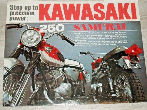 1966 1967 kawasaki 250 - 250, a1