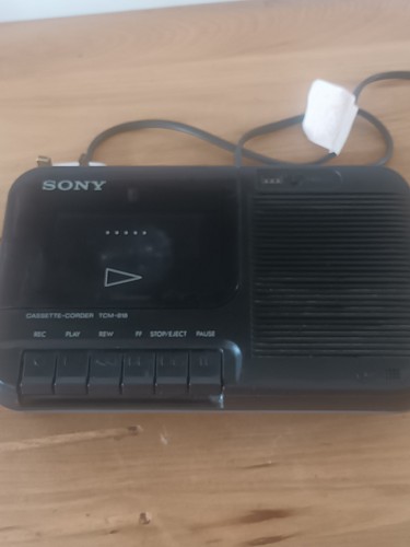 Vintage sony cassette corder - vintage,