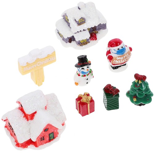 Tiny ornaments snow globe - ornaments,