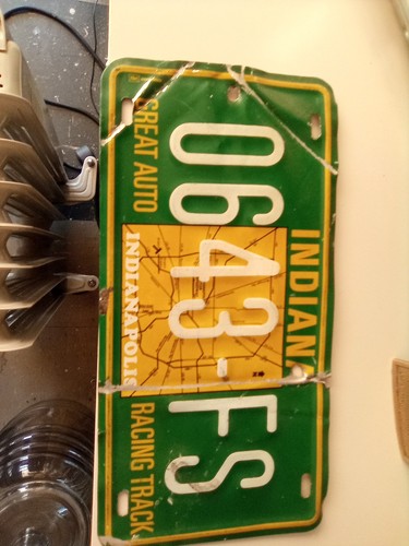 American metal number plate - american,