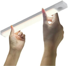 USB Rechargeable 30Cm LED Wardrobe Lights Motion Sensor - Battery Operated Cupbo