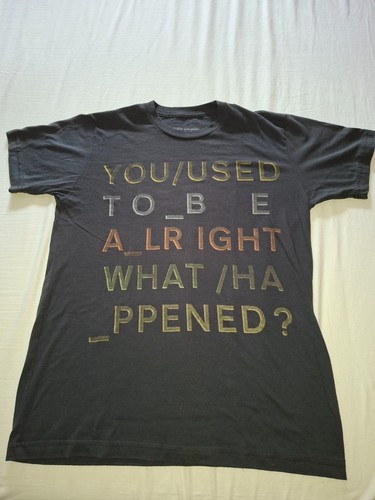 Radiohead shirt you used to - t-shirt,