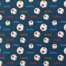 Blue Football Upholstery