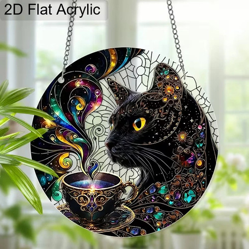 Mystic black cat coffee - black,