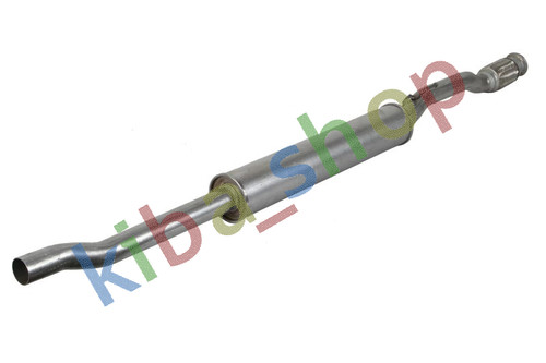 Exhaust system middle silencer - exhaust,