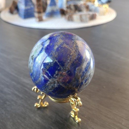 Lapis lazuli crystal sphere - lapis,