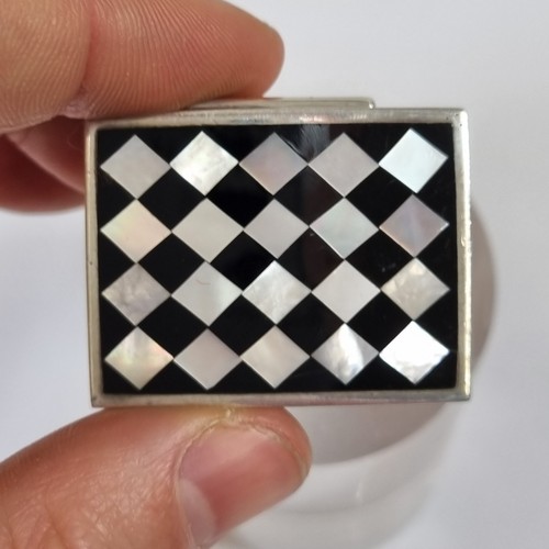 Small silver and mother - small,