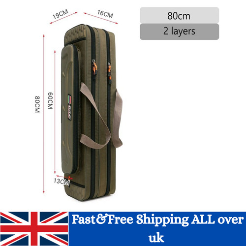 Hard steel fishing rod bag - hard,