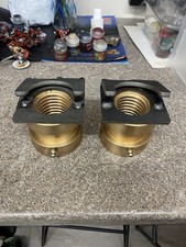 Pair Of Brass Nuts For 2 Post