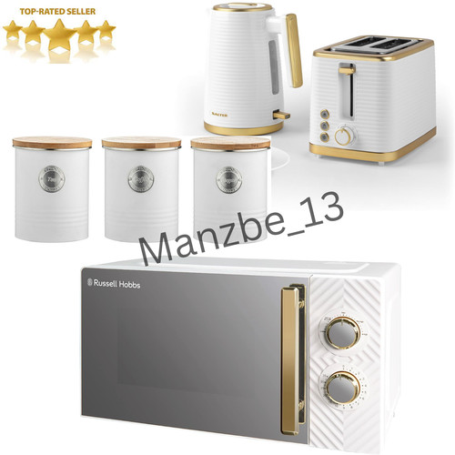 Stylish white gold microwave - stylish,