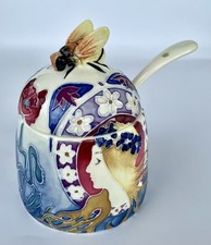 Honey Pot Jar & Spoon Old Tupton Ware by Jeanne McDougall ‘The Collection’ 