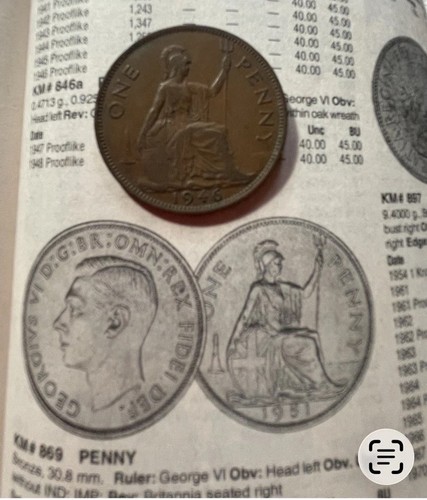George british uk penny - vi,