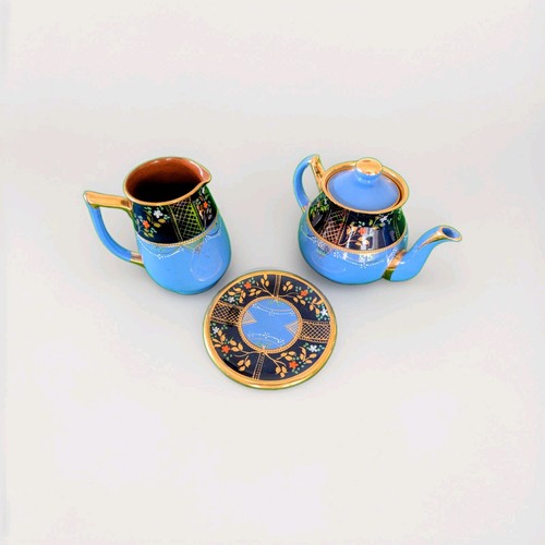 Vintage blue gold hand - ​vintage,