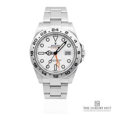 Rolex Explorer II 216570 - 2018, With Papers Steel 42mm White Dial