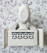 Martha Stewart Lace Scroll Edge Lever Punch with alignment guide.Card Crafts.
