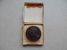 Bronze Commemorative Medallion 1911 King George V Coronation MC