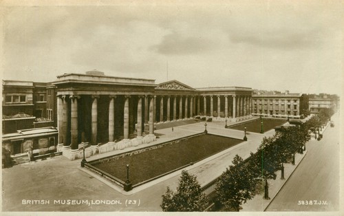 London british museum exterior - british,