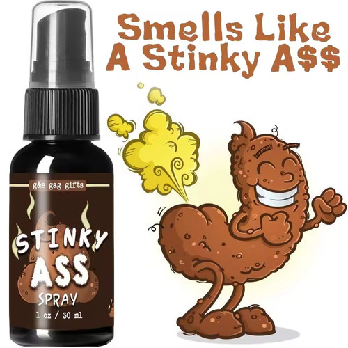 Liquid fart spray can - can, stink