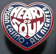 NORTHERN SOUL BADGE - WIGAN