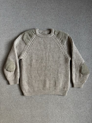 Vintage hand knit pure - knit, wool