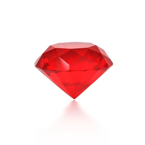 Glass crystal diamond shaped - diamond,