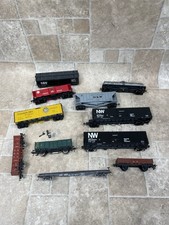 Bachman- fleischmann- Athearn  Box Cars  Flat Car Gravel Loader  Maybe Ho And Oo