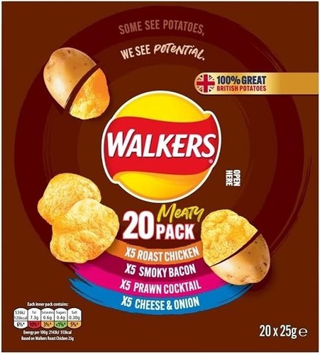 Walkers meaty variety - meaty,