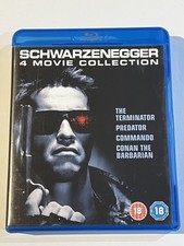 ARNOLD SCHWARZENEGGER 4 MOVIE COLLECTION BLU RAY BOXSET PREDATOR THE TERMINATOR