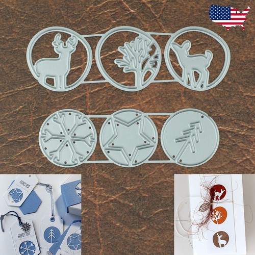 Winter holiday circular cutout - circular,