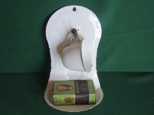 Vintage white enamel - vintage,