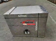 62×50×40cm Aluminum ATV Trailer Truck Pickup Underbed Tongue Tool Box Storage