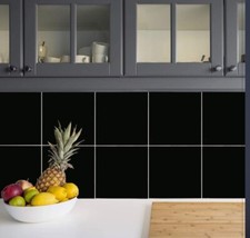 Matte black vinyl kitchen - matte,