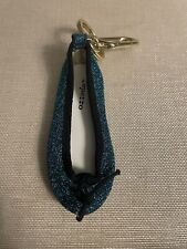 Repetto Miniature Blue Glittery Ballet Flat Shoe Keyring