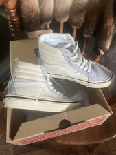 Van’s Thermal Anaheim Baby Blue Beige Trainers 3.5 Hi Top Boxed RARE Sold Out !!