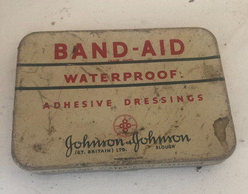 Vintage johnson tin - &,