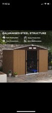 Outsunny Galvanised Garden Storage shed local delivery available for extra