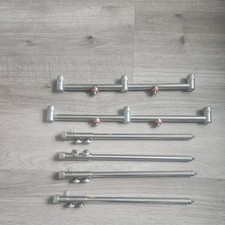 TASKA STAINLESS STEEL CARP FISHING BANK STICKS BUZZ BARS GOAL POST ALARM POD 