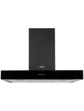 Stoves S900 Sterling Cooker Hood 90cm - Black (Slight Dent To Left Corner)