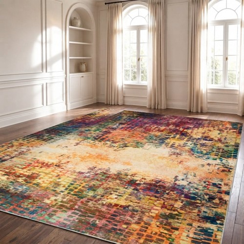 Traditional non slip area rug - non-slip,