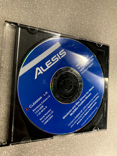 Alesis cubase installation - cubase, le