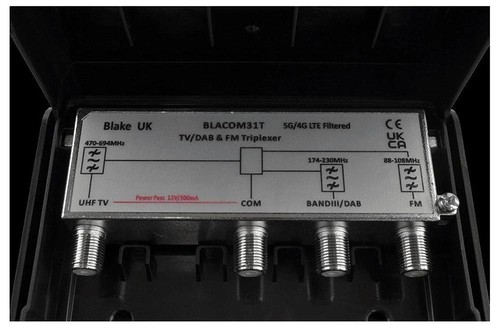 Masthead triplexer uhf band - triplexer, uhf/band