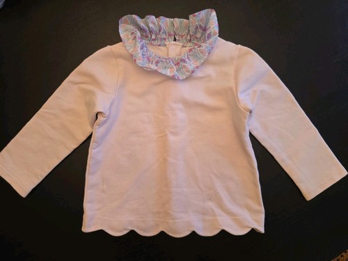 Jacadi girls pink frill collar - jacadi,